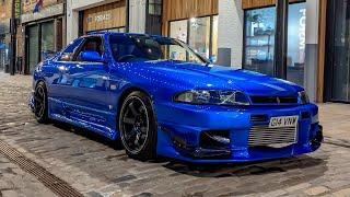 See the Zeroyon Nissan Skyline R33 in Action on a Night Drive!