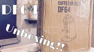 Turnin DF64 Single Dose Coffee Grinder  is finally here!! | UNBOXING!!