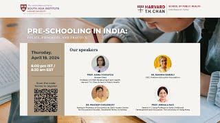 Pre-schooling in India: Policy, Progress, and Practice