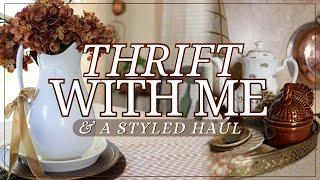 I LOVE IT!! THRIFT WITH ME & STYLED THRIFT HAUL | Thrift Shopping, Goodwill, Home Decor