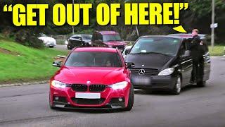 BMW Rear-Ended in WEIRDEST CRASH as Cars Arrive at a Show!