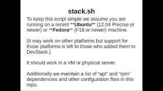 OpenStack Devstack Tutorial