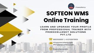 SOFTEON WMS Online Training | Learn Softeon WMS Training with top trainer