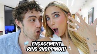 We went engagement ring shopping