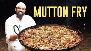 Andhra Style Spicy Mutton Fry | Spicy Mutton Fry Recipe | Mutton Roast | Nawab's Kitchen Official