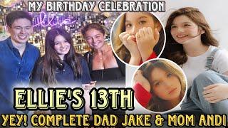 Ellie’s 13th Birthday Celebration finally complete with Dad Jake Ejercito & Mom Andi Eigenmann |13th