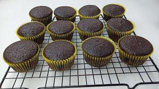 Soft and fluffy chocolate cupcake.Perfect for any kinds of frosting..