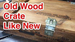 014 Refurbish A Vintage Wooden Crate