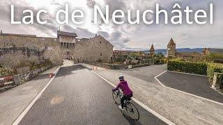 Tour du Lac de Neuchatel, Switzerland in 1min - Road Biking