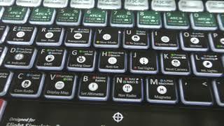 Editorskeys MSFS 2020 Backlit keyboard for XBox