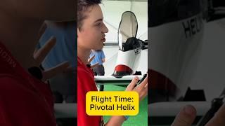 Helix Electric Aircraft Flight Time #aviation #pivotalhelix #evtol #drone #besnappy #flyingcar