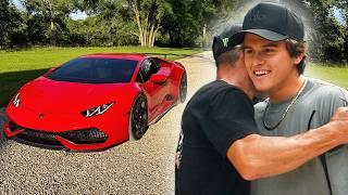 SURPRISING MY DAD WITH A NEW CAR!