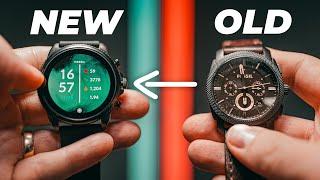 I Was WRONG about Smartwatches!? New VS Old School [Fossil Gen 6 review]