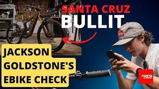 Jackson Goldstone's super dialed bike check - Santa Cruz Bullit ebike