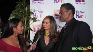 Tina Knowles Lawson & Richard Lawson Interview at Hot Night in Haiti Charity Event