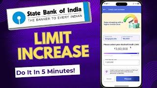 SBI Credit Card Limit Increase - SBI Card App