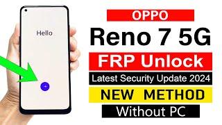 OPPO Reno 7 5G : Gmail Account Remove | ANDROID 13/14 (Without pc)