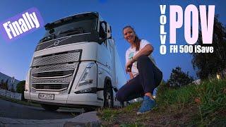 ASMR Finally, I can take a ride in the Volvo FH 500 iSave