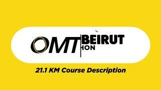 OMT Beirut Marathon 2023, Half Marathon course map ( English )