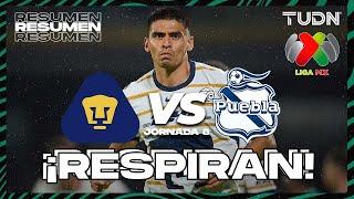 Resumen | Pumas vs Puebla | Liga Mx -AP2024 - J8 | TUDN