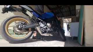 2022 Yamaha XSR 900 Cold Start Kelpi exhaust