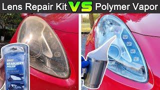 Headlight Restoration Kit VS. Polymer Vapor, Which is Best. Alfa Giulietta Headlight Restoration