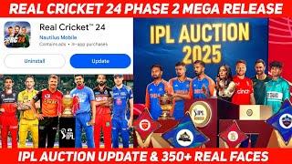 Real Cricket™24 New Update Released | IPL 2025 Auction Update | RC24 Phase-2 Update Released