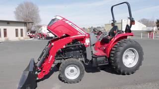 Massey Ferguson 2705E Tractor with L135E Loader Walk Around