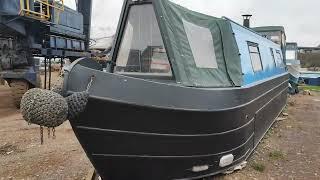 Robin - 40' Narrowboat For Sale - Liveaboard/Project boat walkthrough