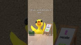 DO YOU WANT AVOCADOS OR NOT?!   #funny #babyduck #shorts