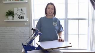 Setup Instructions for 1 Color 1 Station Screen Printing Press from Amazon