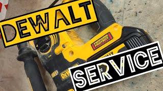 Power Tool Repair. Dewalt SDS Drill getting a service.