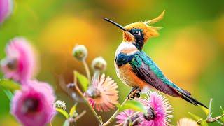 Birds Singing 4K ~Breathtaking Beautiful Birds Pure Nature: Stress Relief, Stop Anxiety & Depression