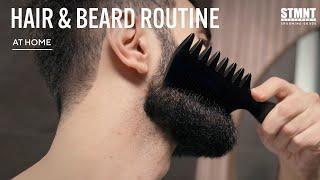 Hair & Beard routine at-home