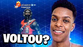 oCastrin volta jogar fortnite depois de anos