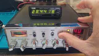 CRT ss3900 with external frequency counter