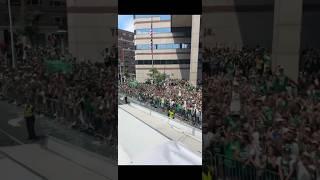 PAYTON PRITCHARD'S CRAZY view of the Celtics Parade | #celtics #parade #banner18 #differenthere