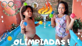 Hoje é dia de Olímpiadas na piscina | Today is Olympics day at the pool