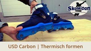 How To Heat Mold Your USD Carbon Skates - Heat Molding - USD Carbon Team Blue - Skate Customizing #1