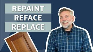 Should I Repaint, Reface, or Replace my Kitchen Cabinets?