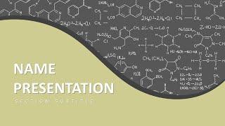 PowerPoint Template - Molecular Mastery: Scientific Presentation Design