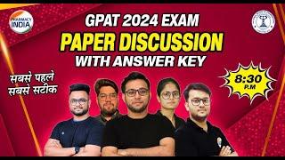 GPAT - 2024 ANSWER KEY