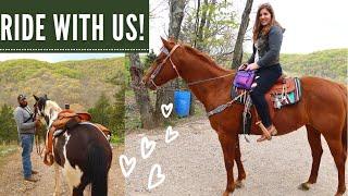 Horseback Riding in Greensfelder Park !! || Trail riding in St. Louis, MO