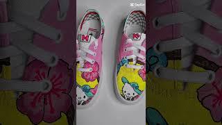 Hello Kitty Custom Vans #shorts #creative #painting #hellokitty #art #az #mylkboxdesigns #diy