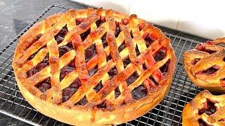 Leavened Dutch Cherry Pie - Kersen Vlaai