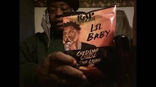 Lil baby rap snacks cheddar cheese & sour cream chips review