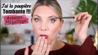 PAUPIÈRES TOMBANTES:  MAQUILLAGE, CONSEILS ET ASTUCES ! | MAKEUP 101