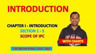 Introduction to Indian Penal Code, 1860 | Chapter I | Section 1 to 5 | Name and Extent of IPC