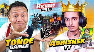 Nepal's No. 1 ID Abhishek YT Vs Tonde Gamer Best Collection Battle  Free Fire Max