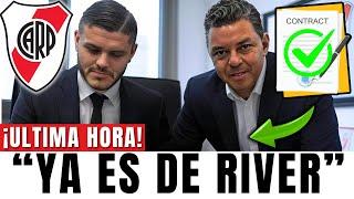  ¡GALLARDO LO CONFIRMO! MAURO ICARDI YA FIRMO CON RIVER Y NADIE LO CREYO NOTICIAS DE RIVER HOY